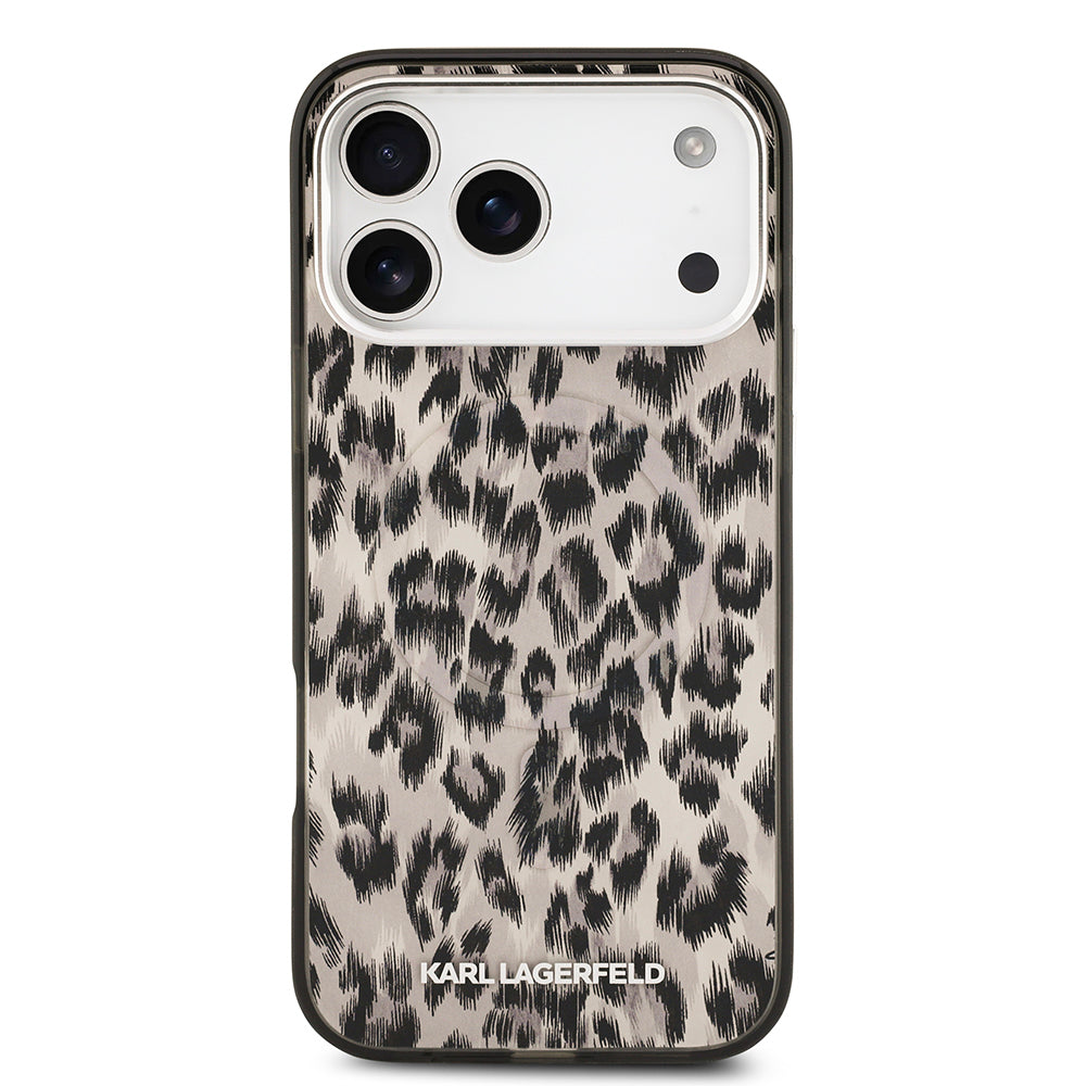 Magsafe Uyumlu IML Leopar Pattern iPhone 17 Pro Max Kılıf