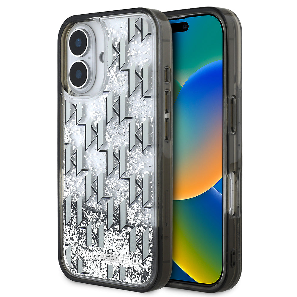 Simli iPhone 16 KL Scribe Monogram Gradient Kılıf