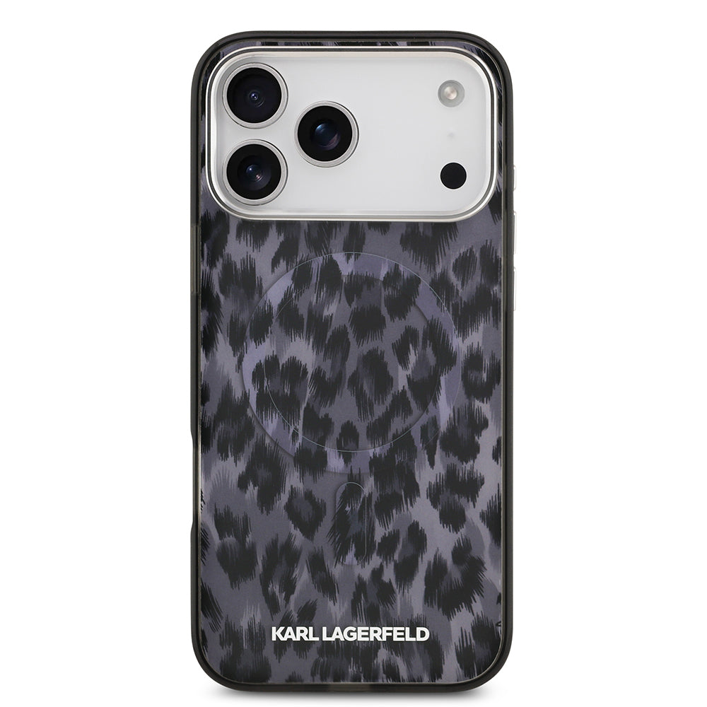 Magsafe Uyumlu IML Leopar Pattern iPhone 17 Pro Max Kılıf