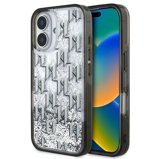 Simli iPhone 16 KL Scribe Monogram Gradient Kılıf