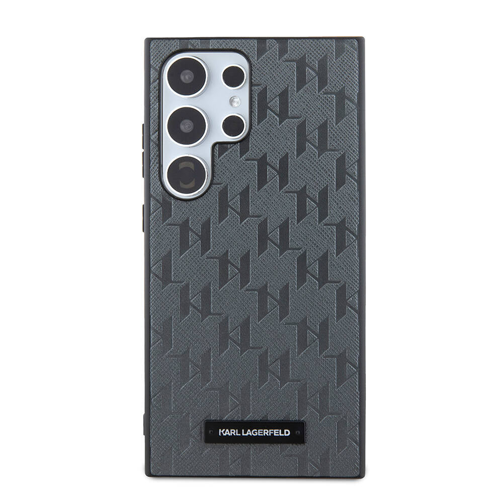 Samsung Saffiano Metal Galaxy S24 Ultra Monogram Logo Kılıf