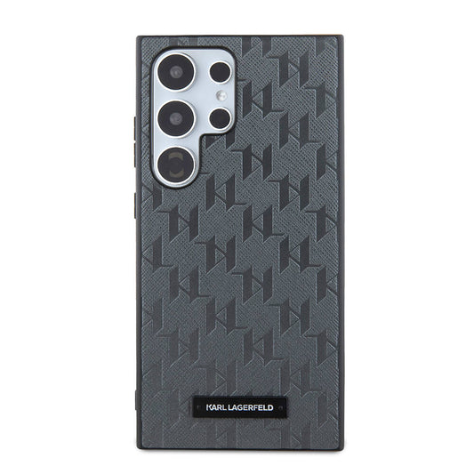 Samsung Saffiano Metal Galaxy S24 Ultra Monogram Logo Kılıf