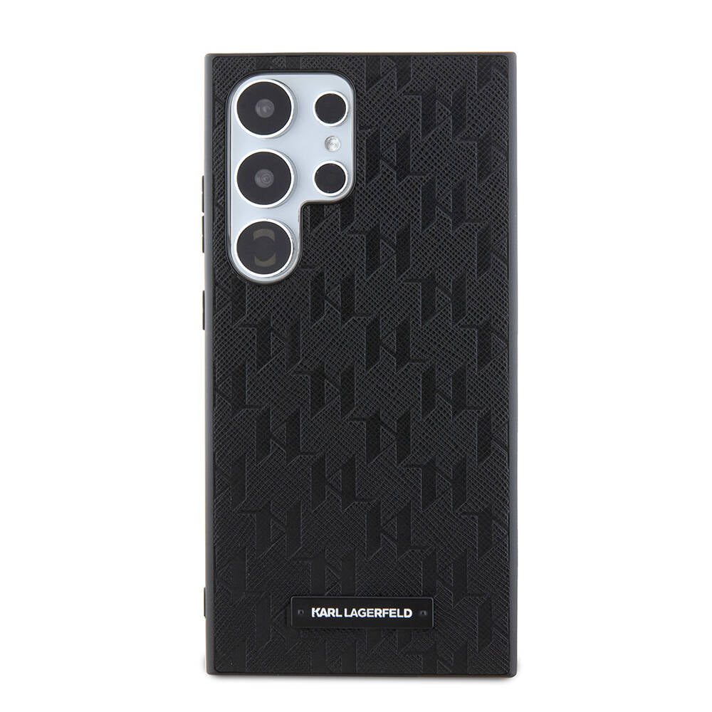 Samsung Saffiano Metal Galaxy S24 Ultra Monogram Logo Kılıf